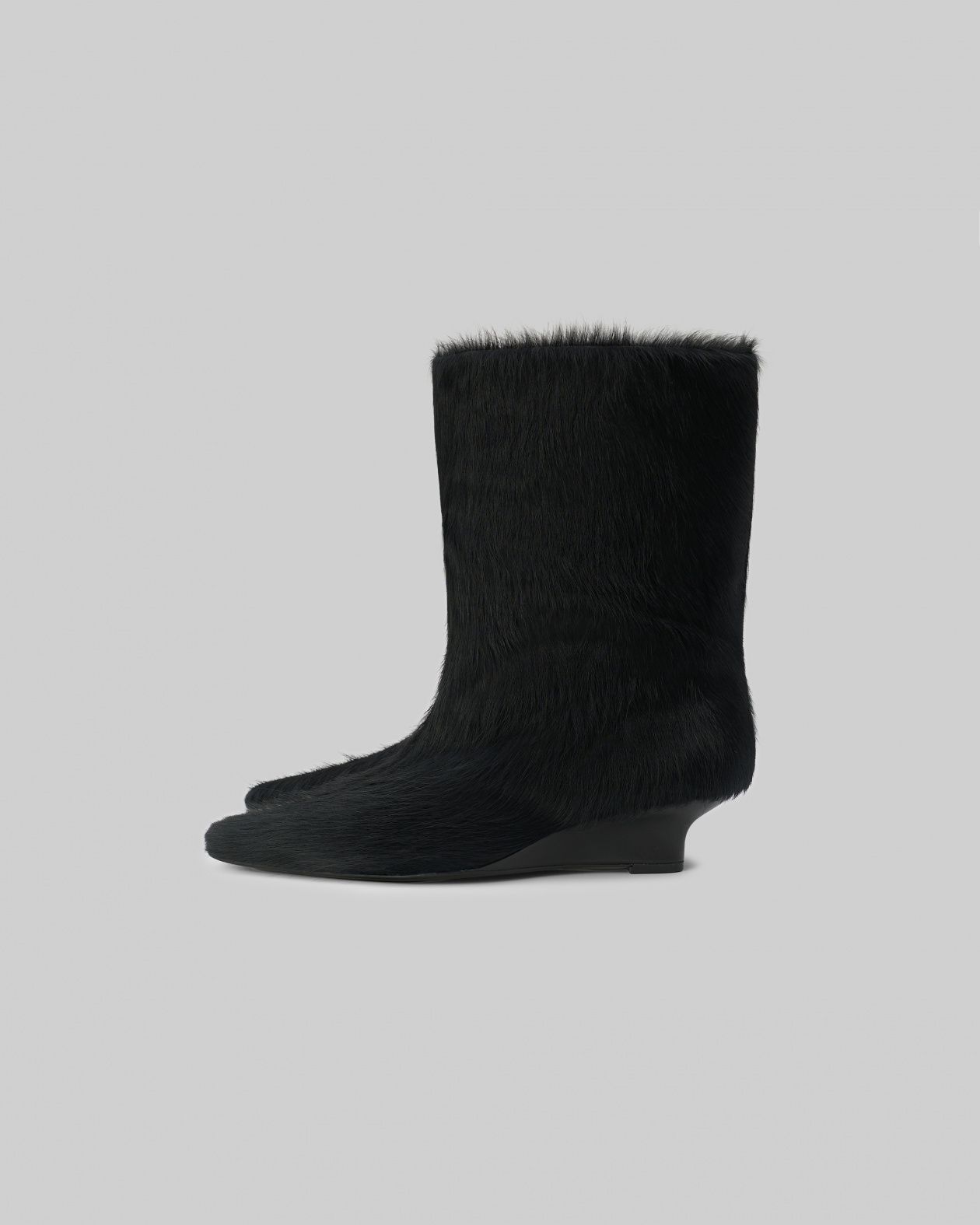 Pony Fur Ankle Boots