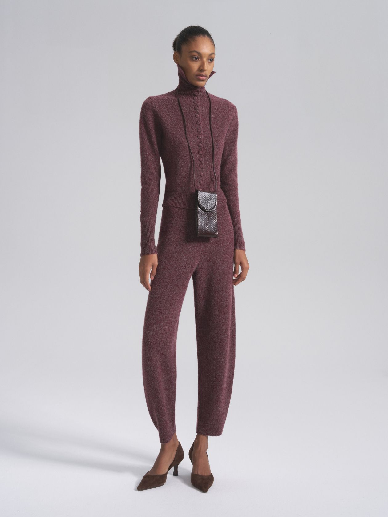 Агата брюки галифе из шерсти альпака