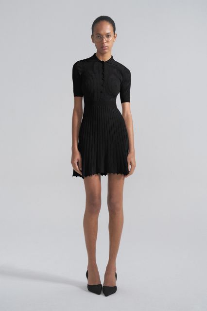 Giulietta pleated mini dress