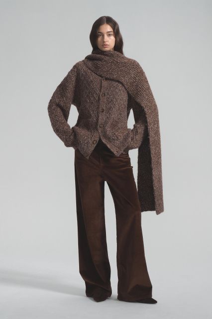 Брюки из вельвета