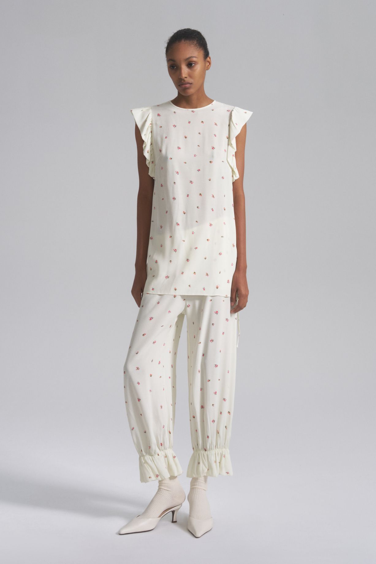 Роузи комплект из платья и брюк