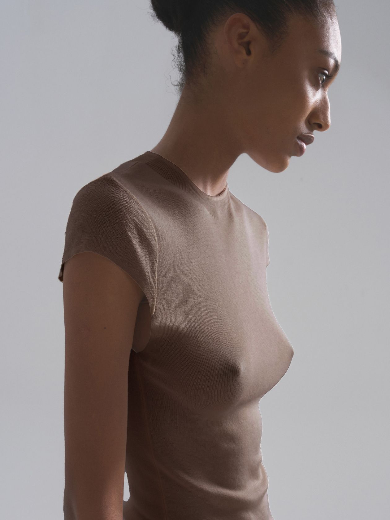 Брук футболка из кашемира и шелка