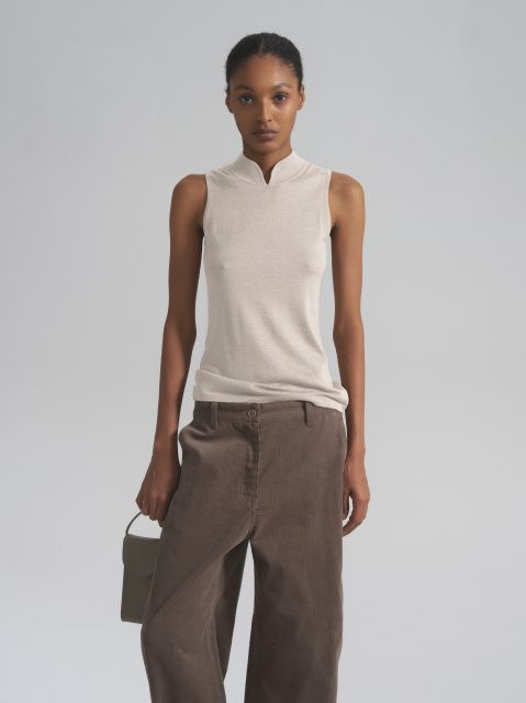 Вьен топ из кашемира и шёлка