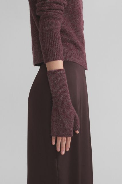 Agatha alpaca wool mittens