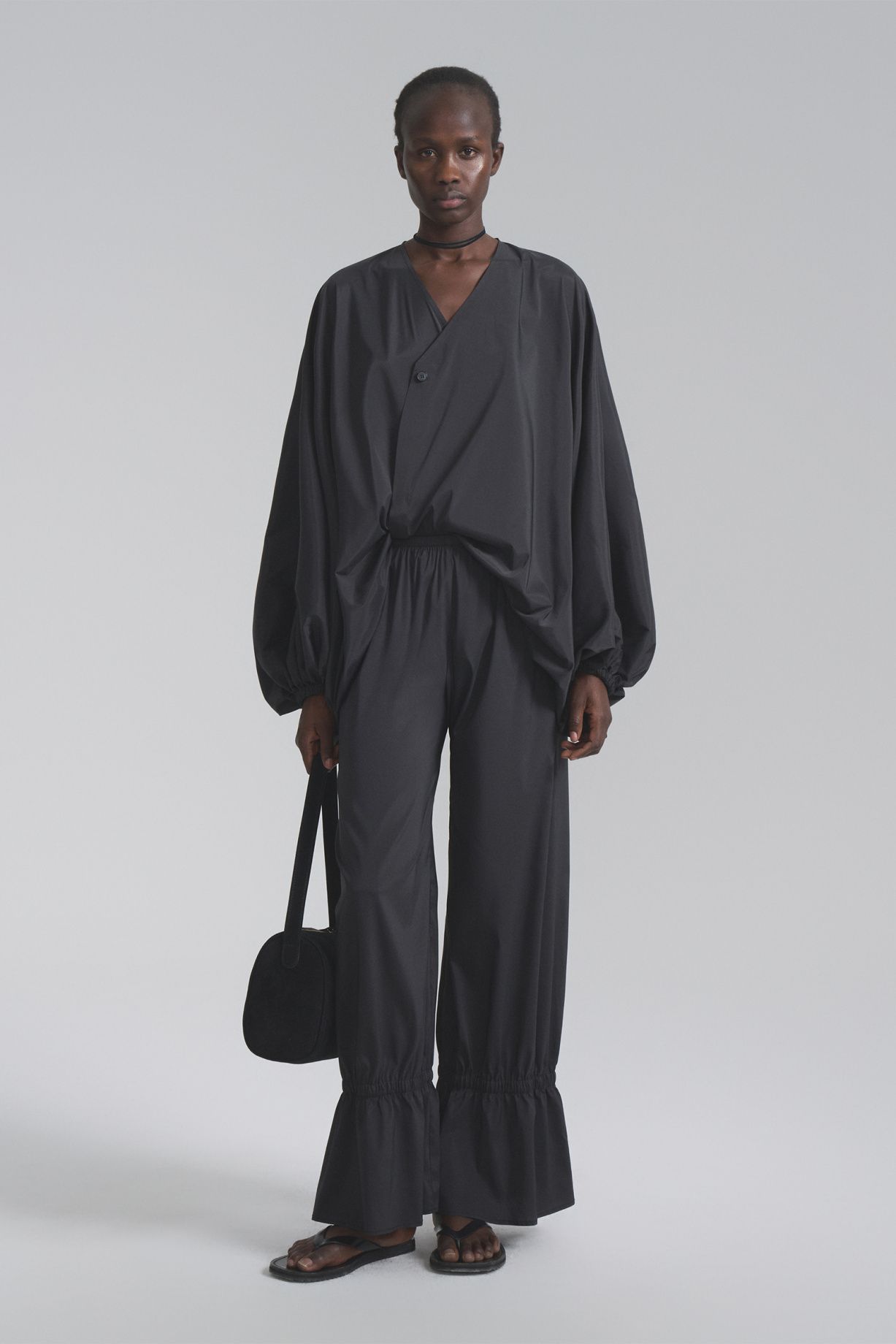 Блуза свободного кроя