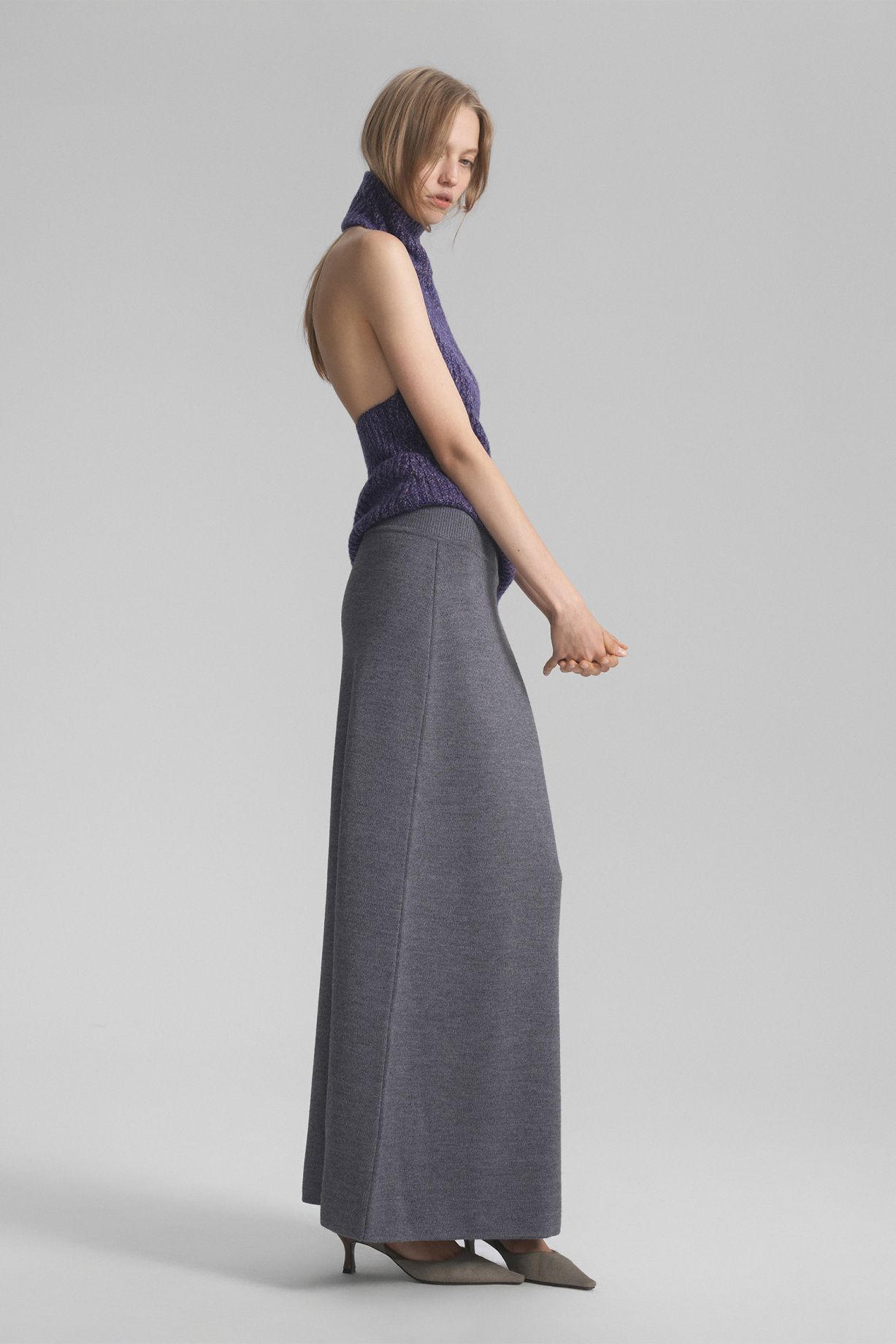  Merino wool skirt
